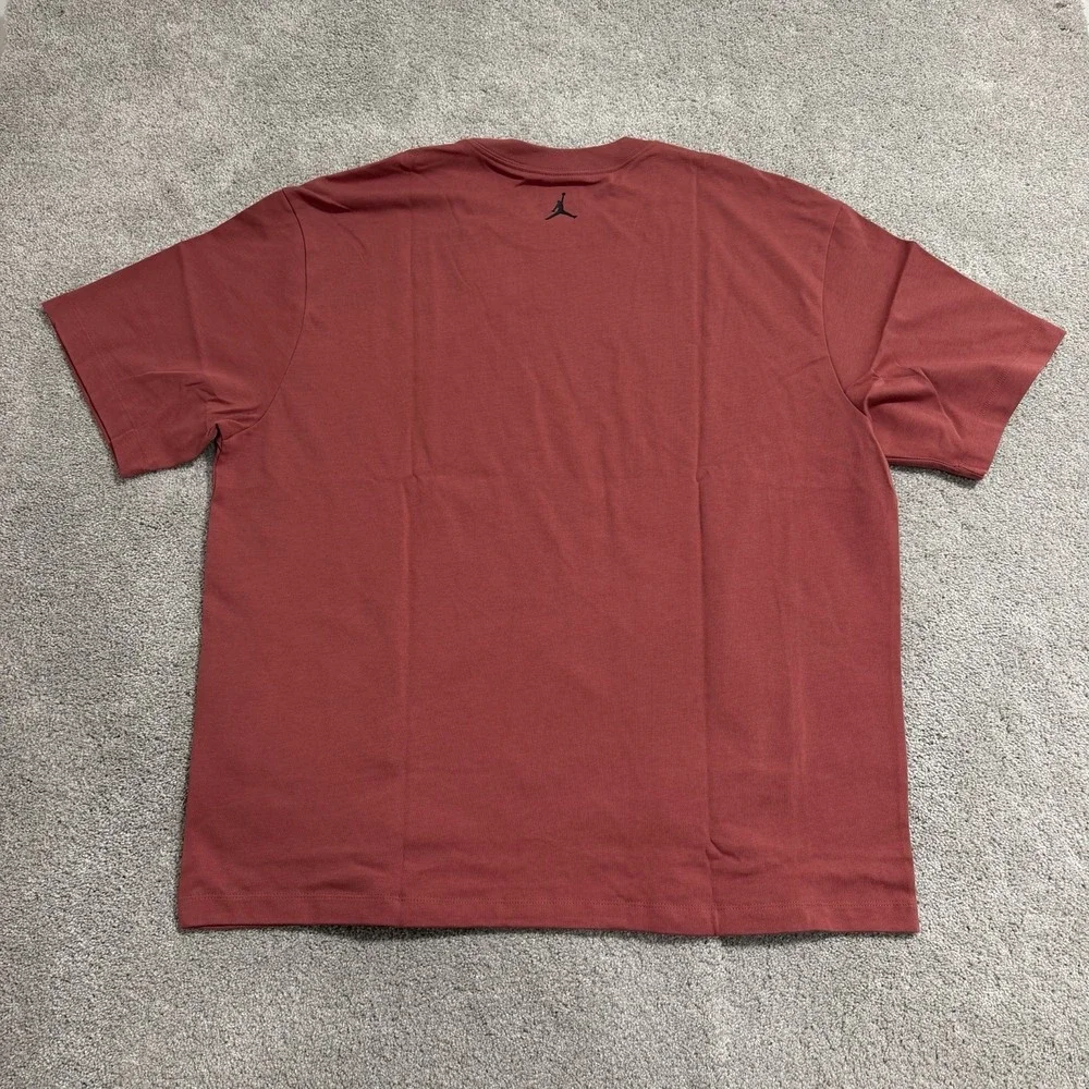 Nike Air Jordan Flight MVP 6 Rings T Shirt Men Sz XXL Canyon Rust Red HJ2322-691